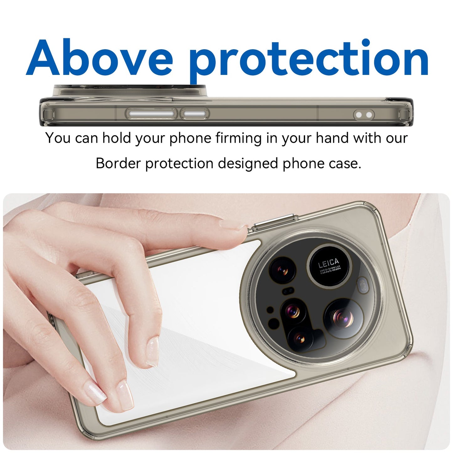 Xiaomi 15 Ultra Soft Gel Case [Clear Grey]