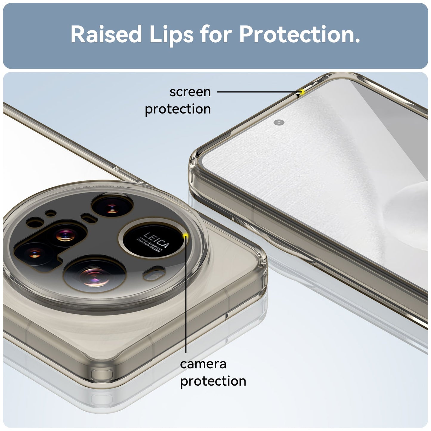 Xiaomi 15 Ultra Soft Gel Case [Clear Grey]