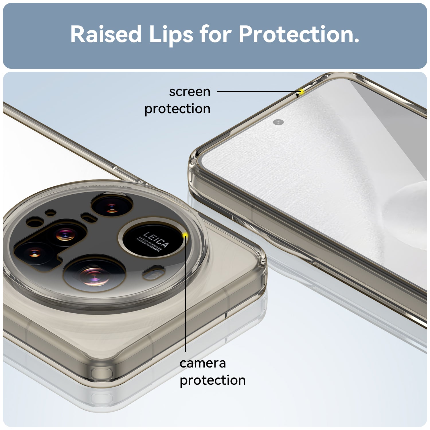 Xiaomi 15 Ultra Soft Gel Case [Clear Grey]