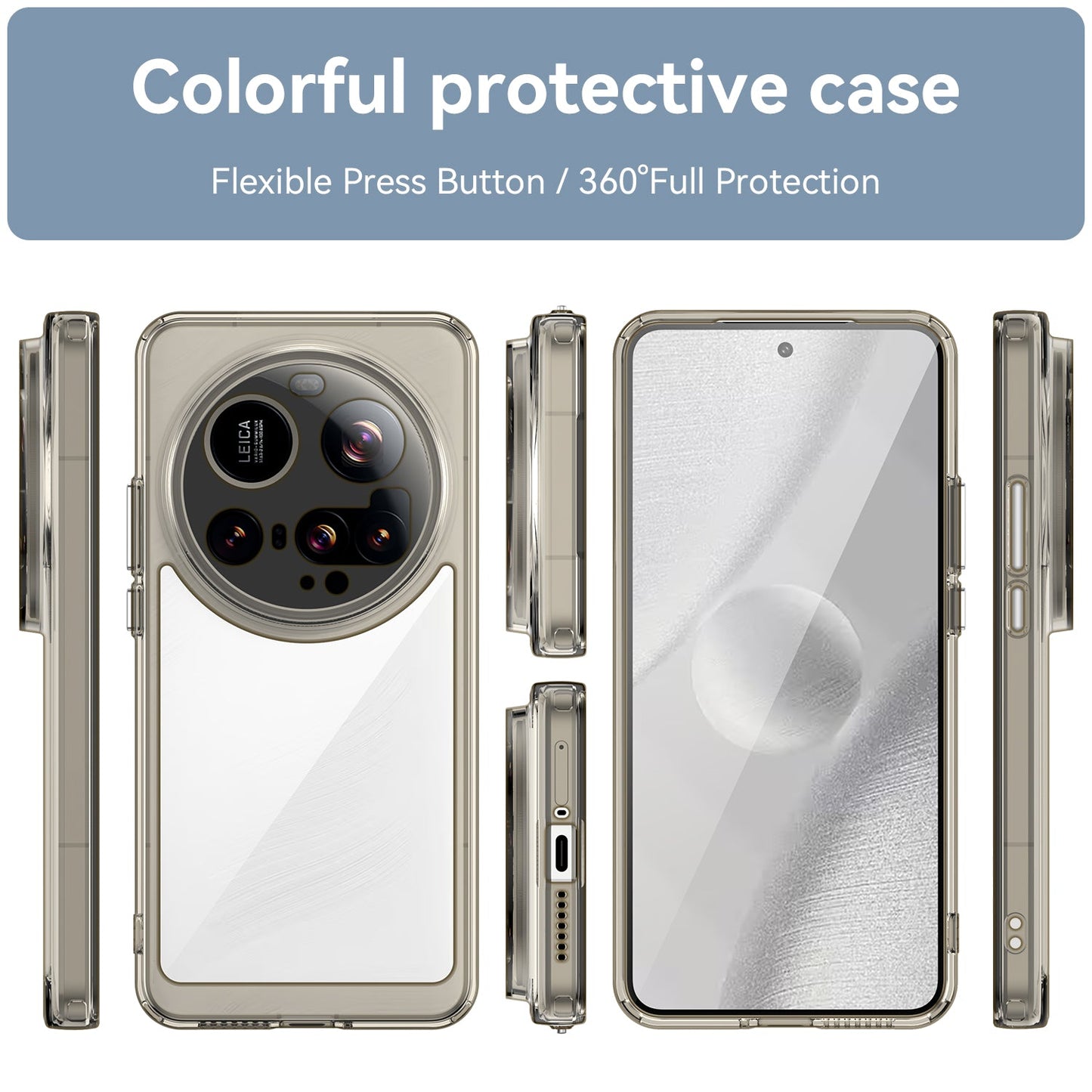 Xiaomi 15 Ultra Soft Gel Case [Clear Grey]
