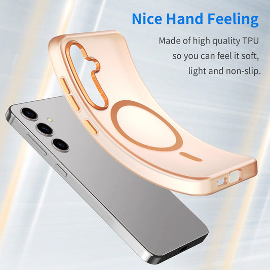 Galaxy S24 / S25 Magsafe Soft Matte Case [Orange]