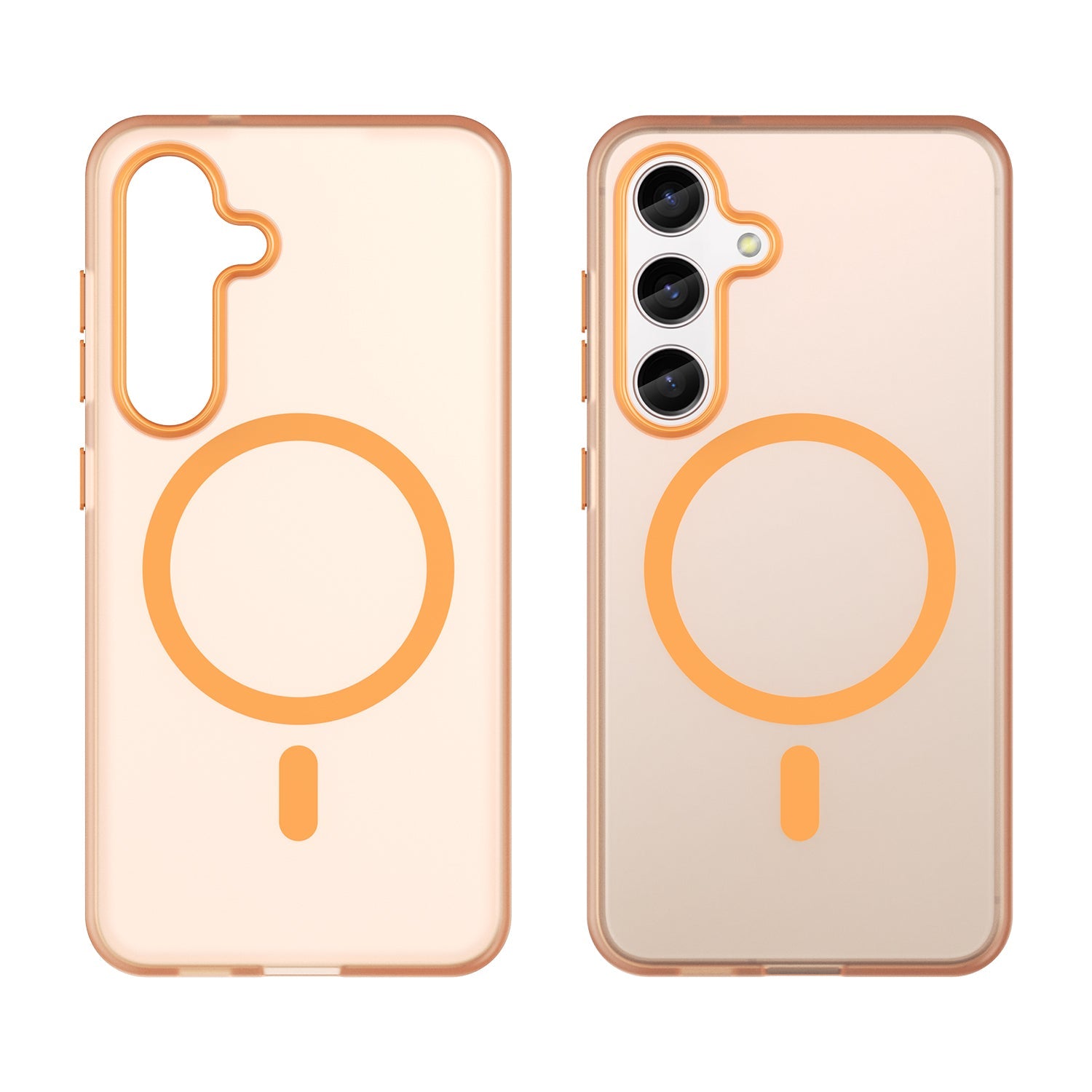 Galaxy S24 / S25 Magsafe Soft Matte Case [Orange]