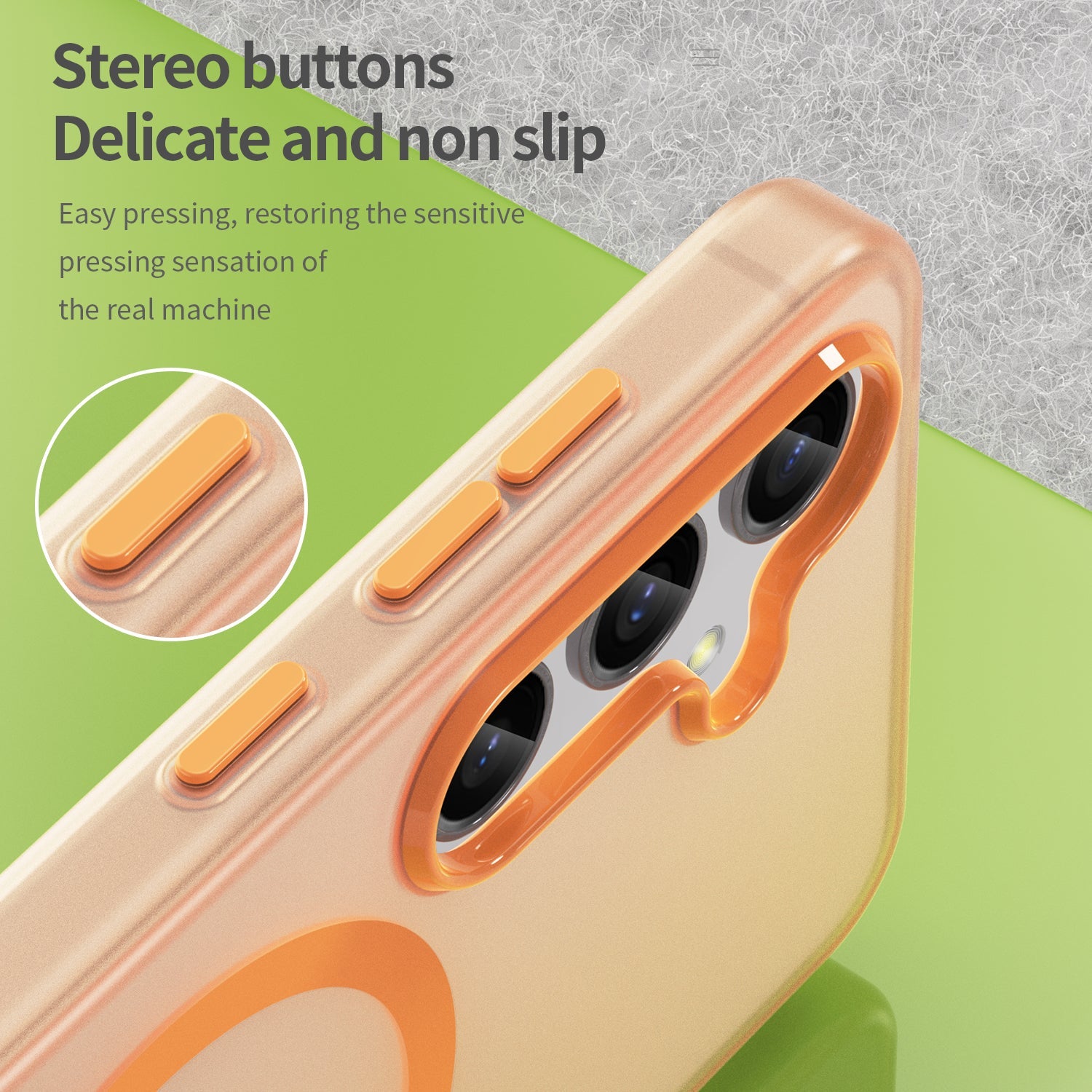 Galaxy S24 / S25 Magsafe Soft Matte Case [Orange]