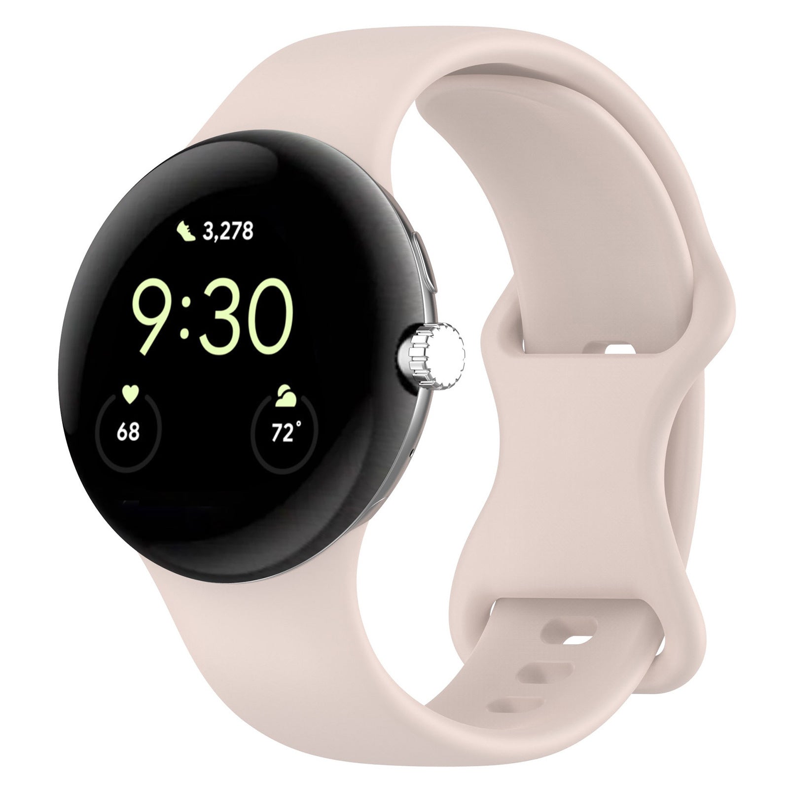 Google Pixel Watch 3 45Mm Silicone Strap [Pink]