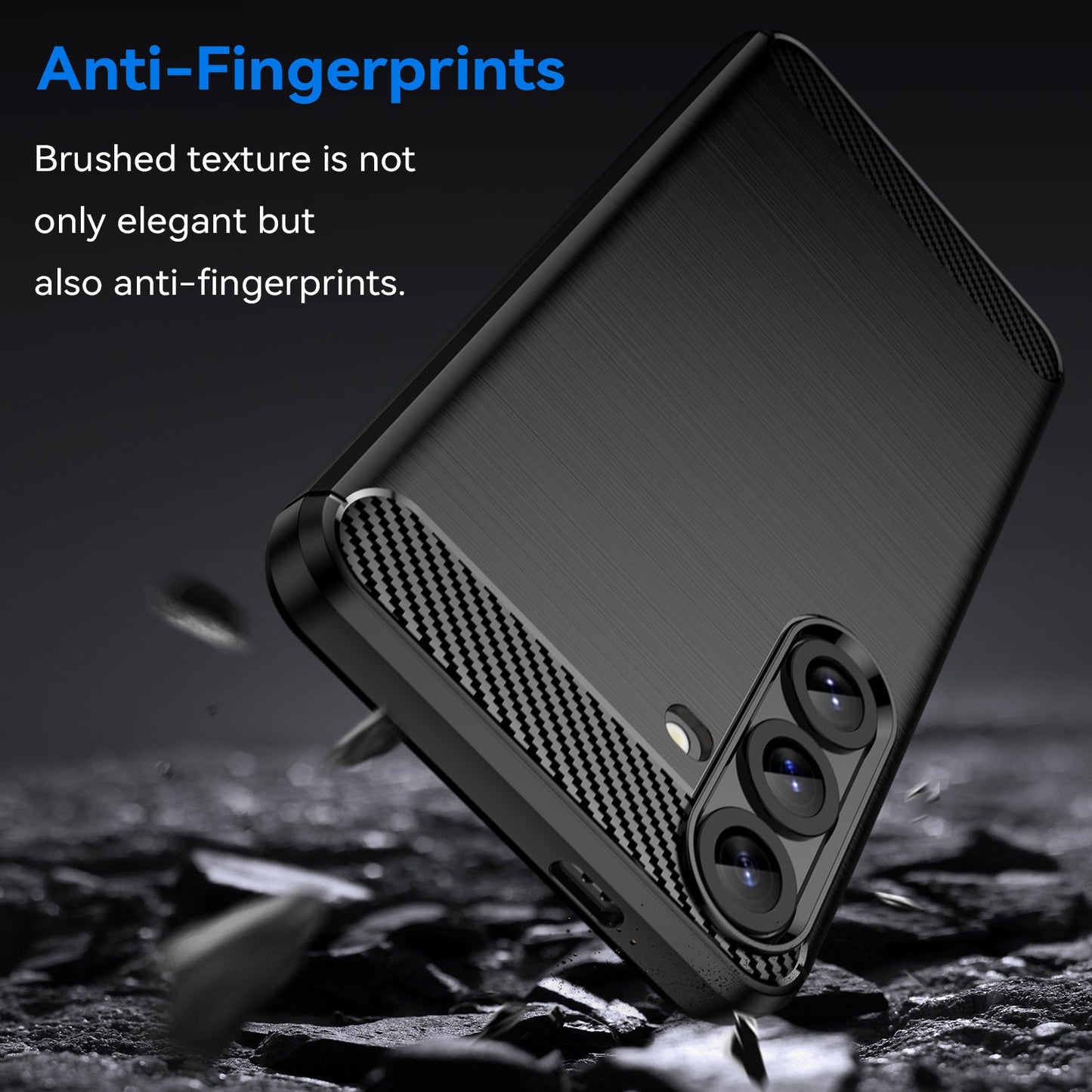 Galaxy S25 Plus Carbon Fibre Case [Black]