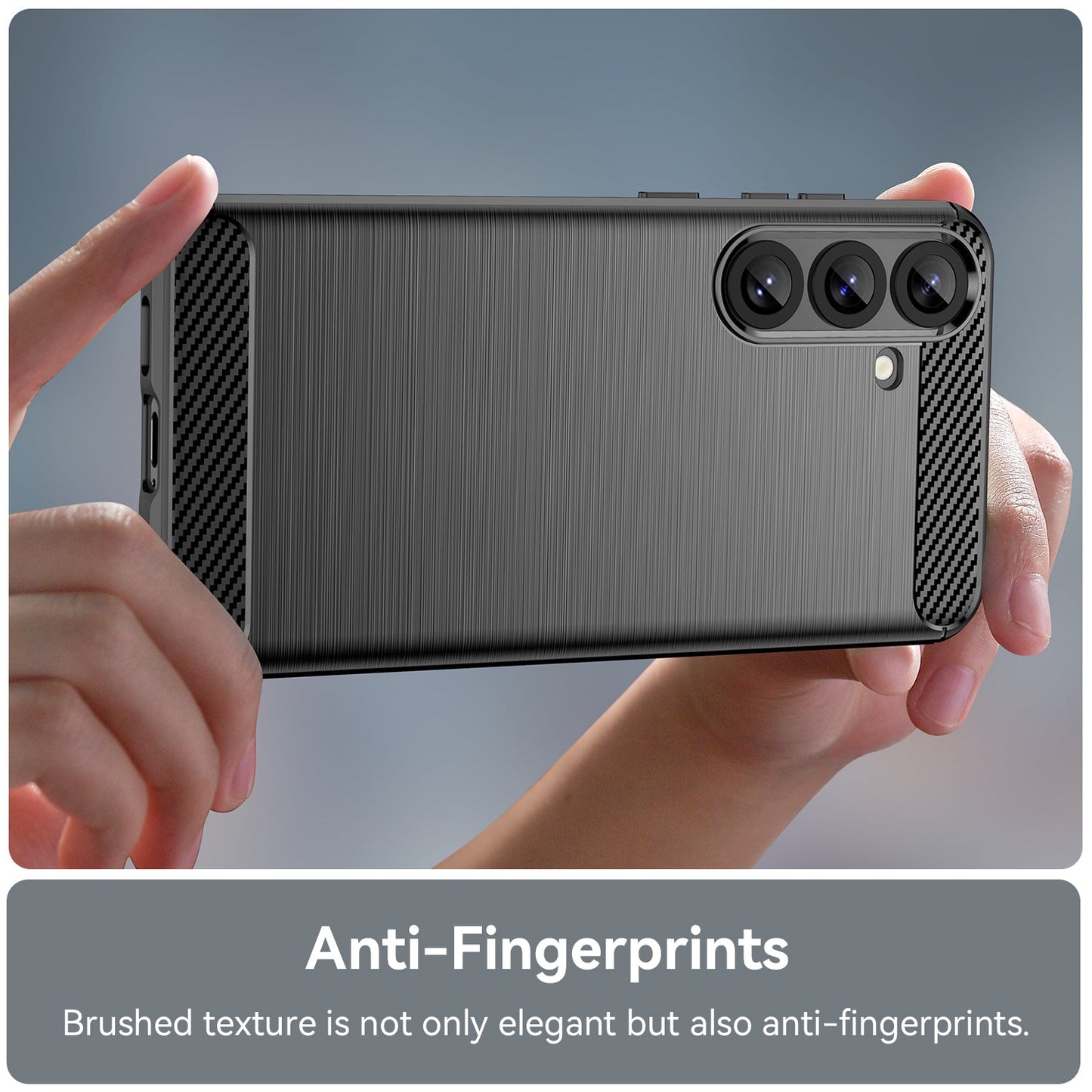 Galaxy S25 Plus Carbon Fibre Case [Black]