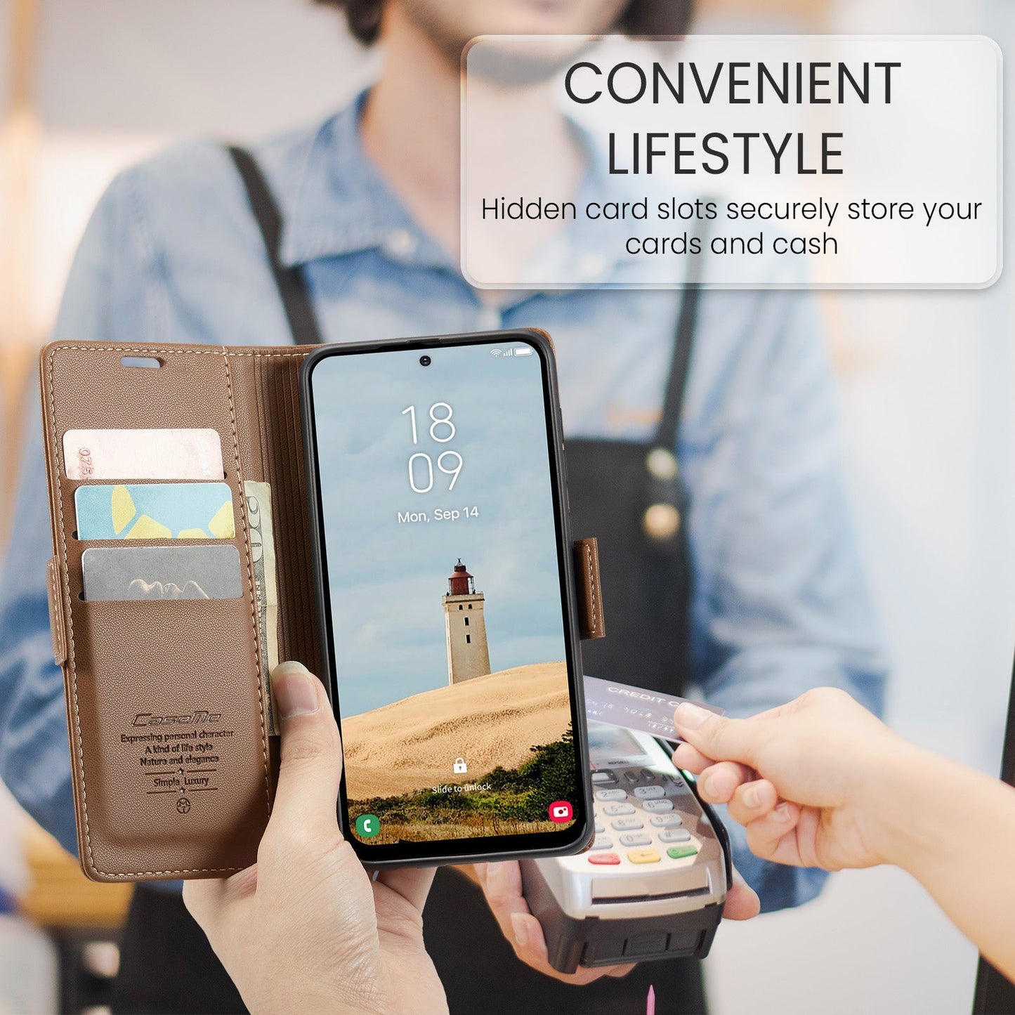 Galaxy A36 5G Pu Wallet Case [Brown]