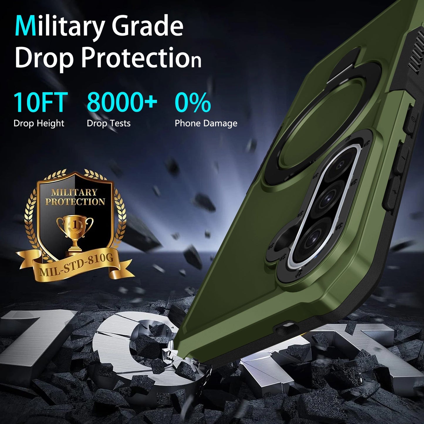 Galaxy A36 5G Heavy Duty Case [Green]