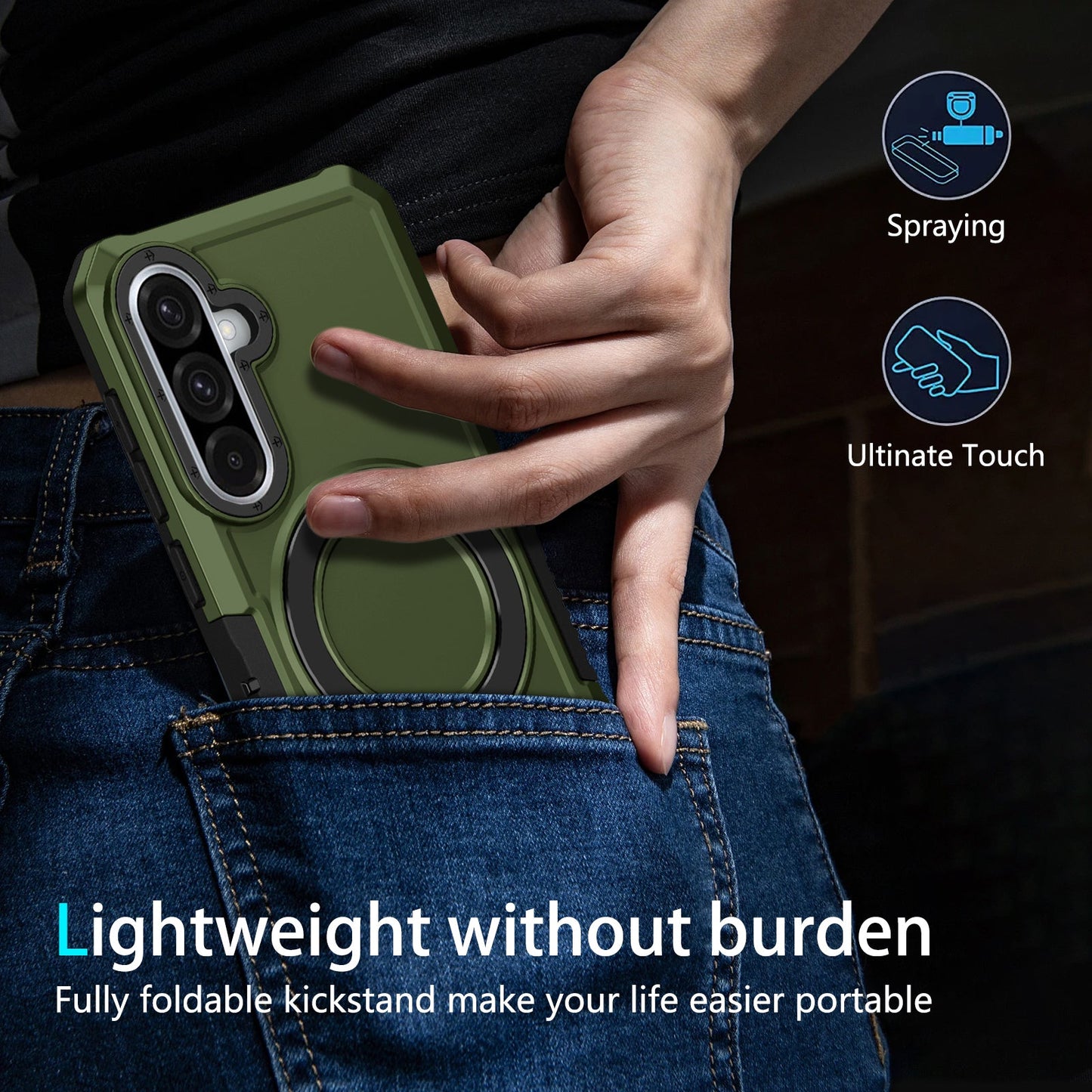Galaxy A36 5G Heavy Duty Case [Green]