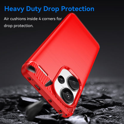 Xiaomi Redmi Note 13 Pro+ 5G Carbon Fibre Case [Red]