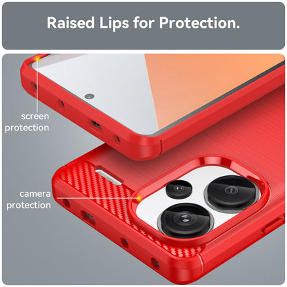 Xiaomi Redmi Note 13 Pro+ 5G Carbon Fibre Case [Red]