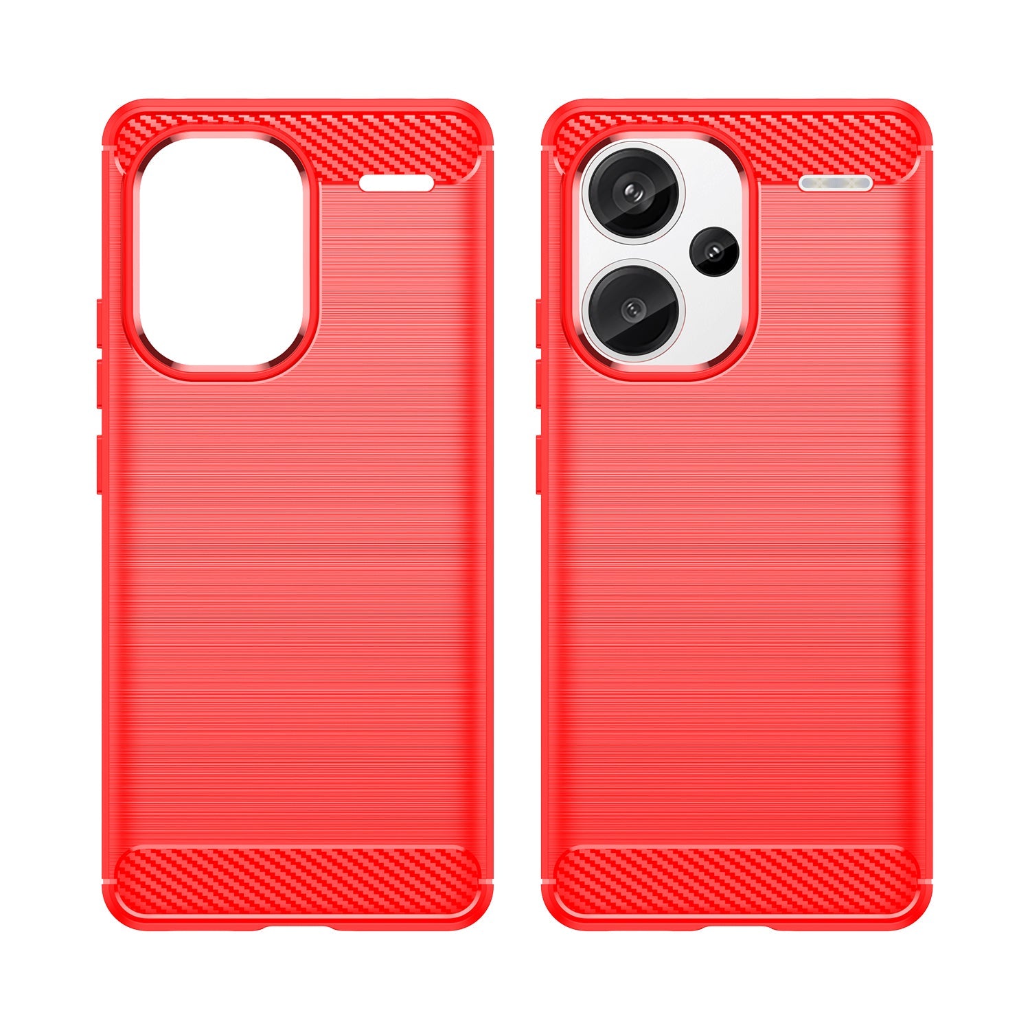 Xiaomi Redmi Note 13 Pro+ 5G Carbon Fibre Case [Red]