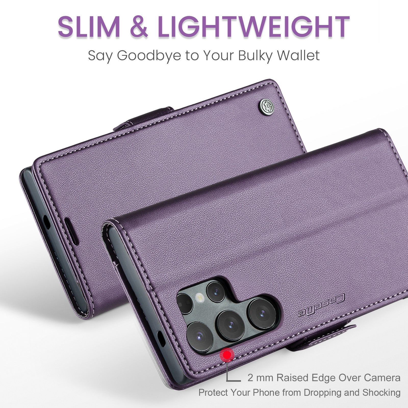 Galaxy S25 Ultra Pu Wallet Case [Purple]