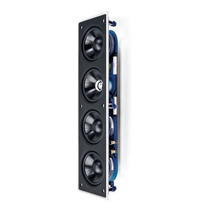 Thx Rectangle In Wall Speaker W/ 3X 4'' (Lf) 1X 4'' (Mf) 1X 75'' (Hf) Drivers. Ultra Thin