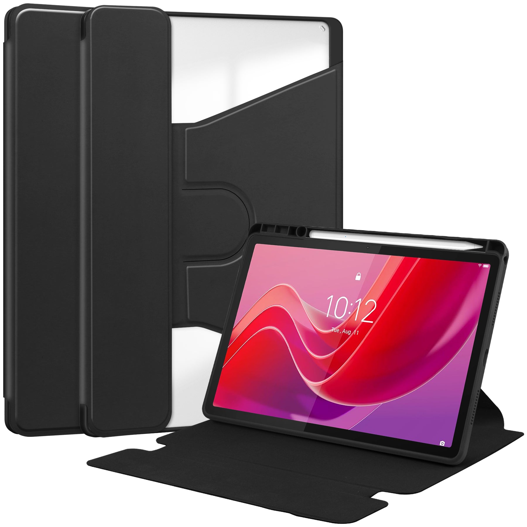 Lenovo Tab M11 Tb330 Rotating Acrylic Case [Black]