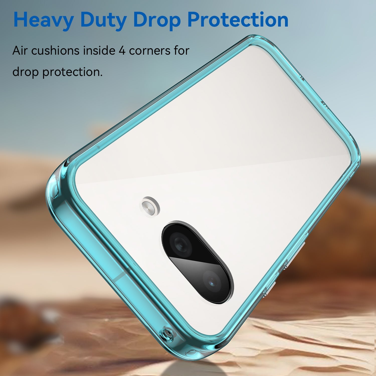 Google Pixel 9A Soft Gel Case [Clear Blue]