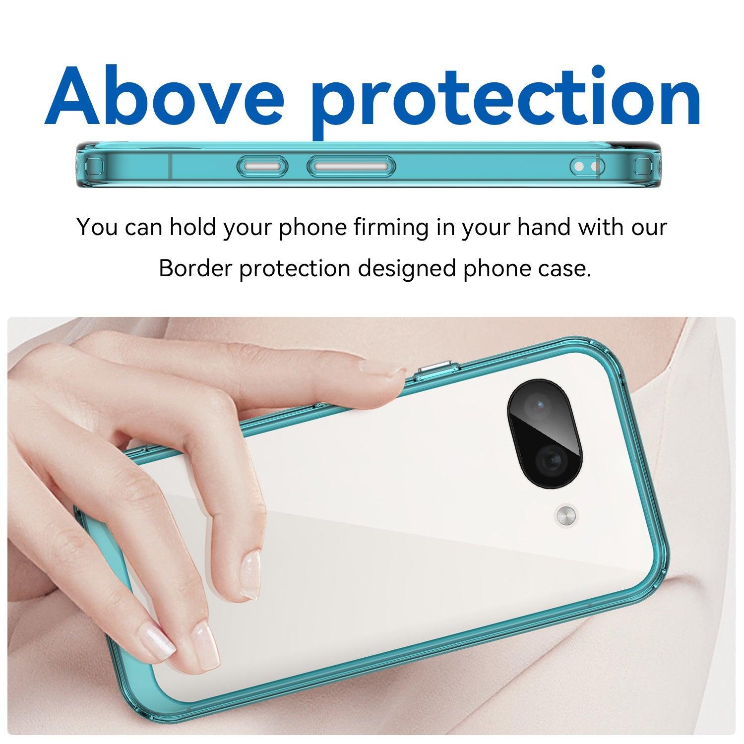 Google Pixel 9A Soft Gel Case [Clear Blue]