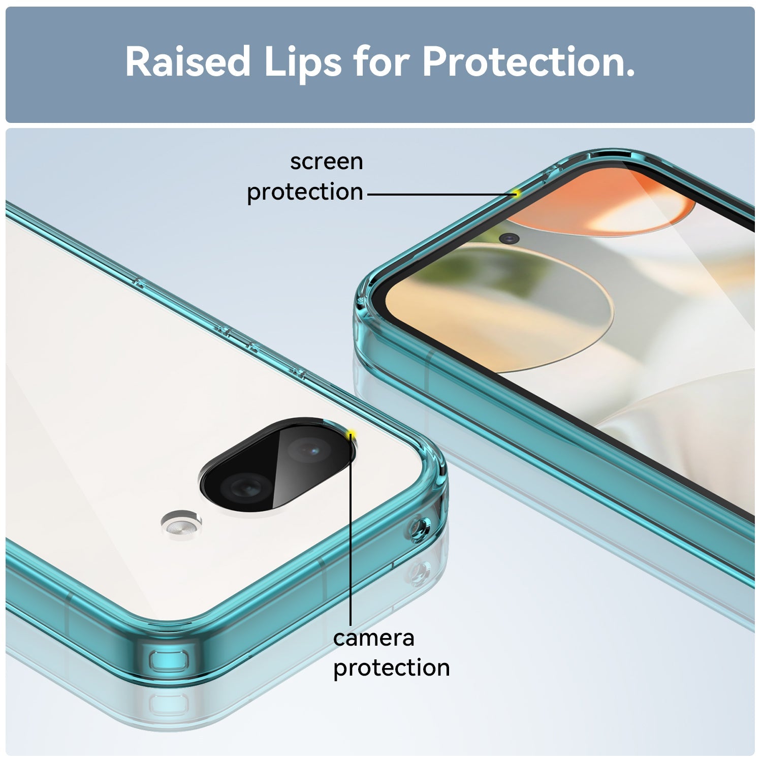 Google Pixel 9A Soft Gel Case [Clear Blue]