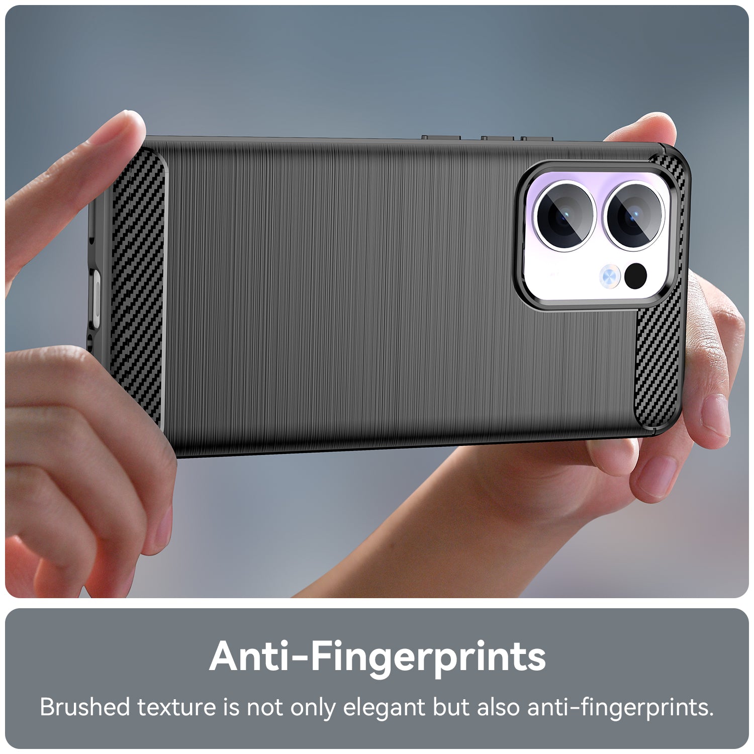 Oppo Reno 13 F 5G Carbon Fibre Case [Black]