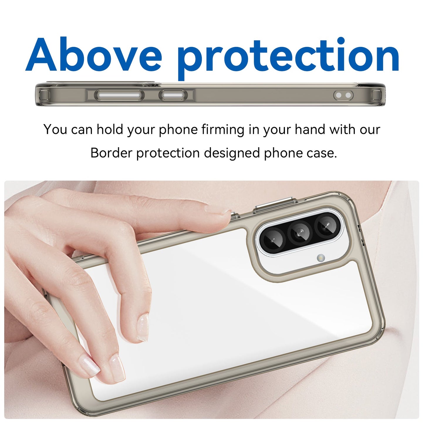 Samsung Galaxy A56 5G Soft Gel Case [Clear Grey]