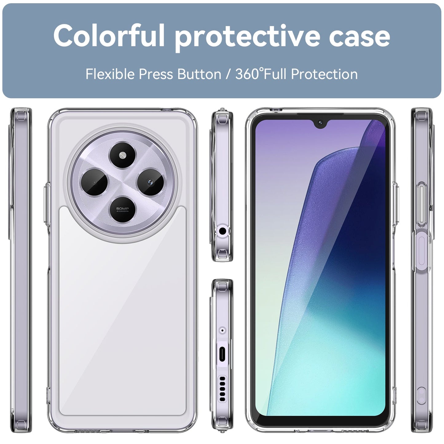 Xiaomi Redmi 14C Soft Gel Case [Clear]