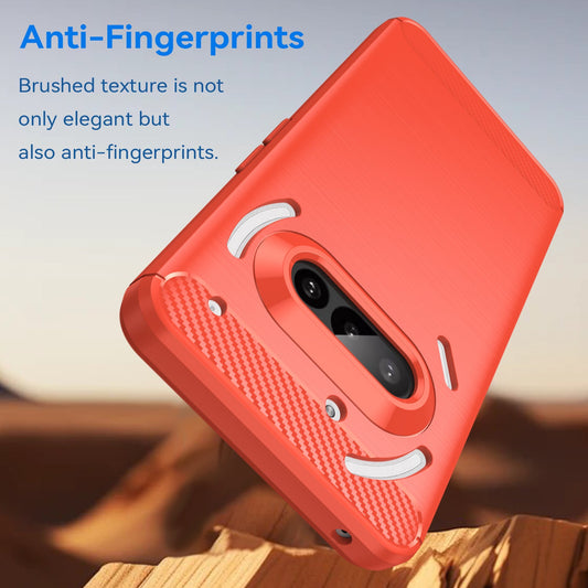 Nothing Phone (3A) Carbon Fibre Case [Red]