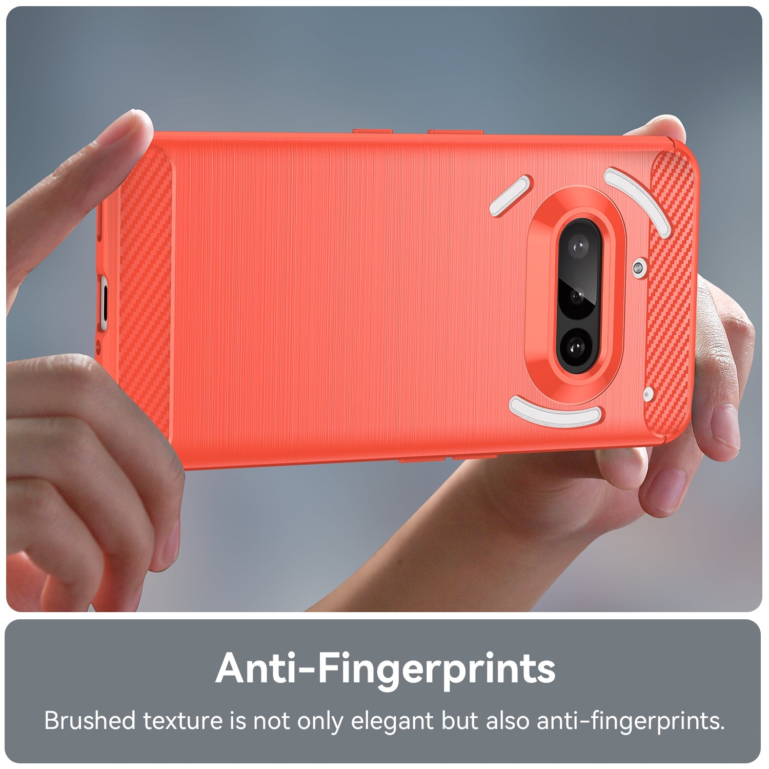 Nothing Phone (3A) Carbon Fibre Case [Red]