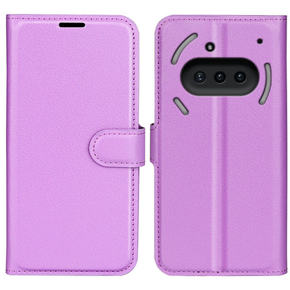 Nothing Phone (3A) Pu Wallet Case [ Purple ]