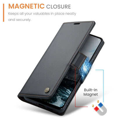 Oppo Reno 13 5G Pu Wallet Case [Black]