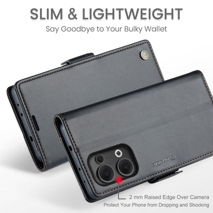 Oppo Reno 13 5G Pu Wallet Case [Black]
