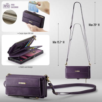 Samsung Galaxy S23 Ultra Crossbody Wallet [Purple]