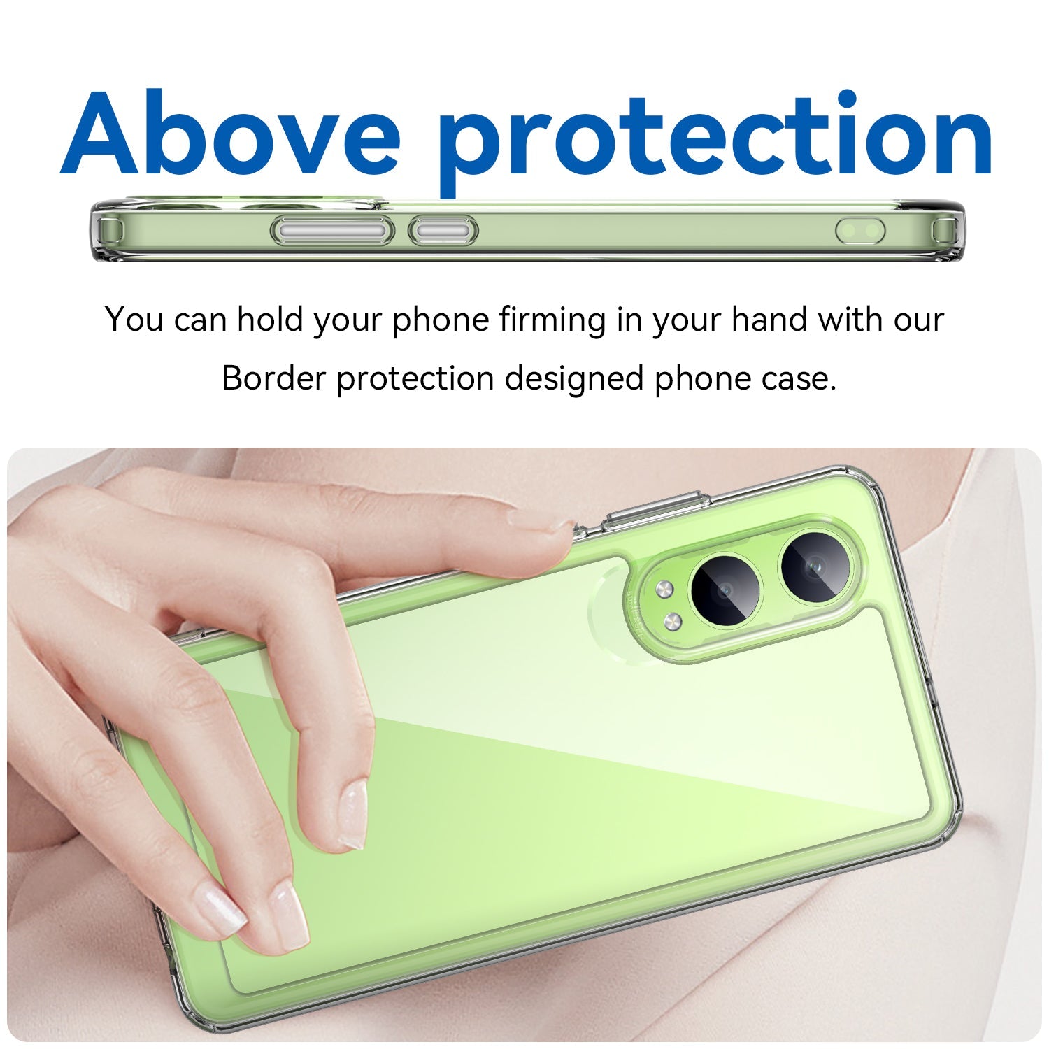 Oneplus Nord Ce4 Lite Soft Gel Bumper Case [Clear]