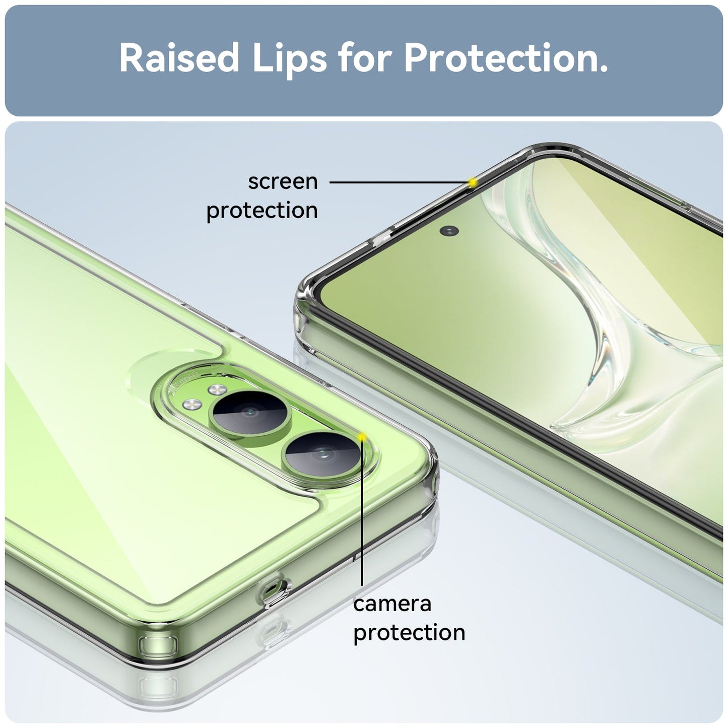 Oneplus Nord Ce4 Lite Soft Gel Bumper Case [Clear]
