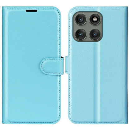 Moto Edge 60 Fusion Pu Wallet Case [Lightblue]