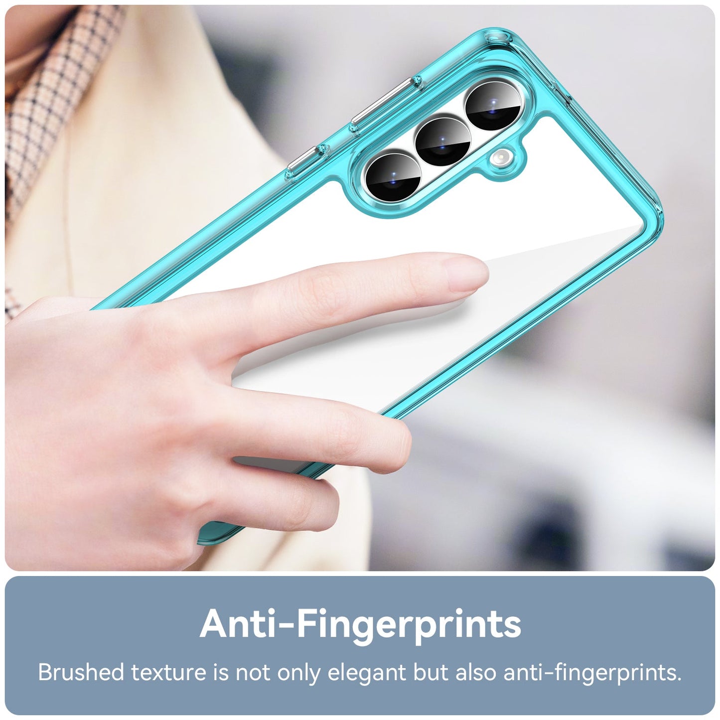 Galaxy S26 Plus Soft Gel Case [Clear Blue]
