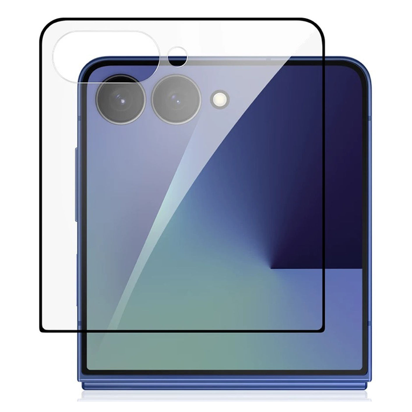 Galaxy Z Flip 7 Tempered Glass Screen Protector [Black]