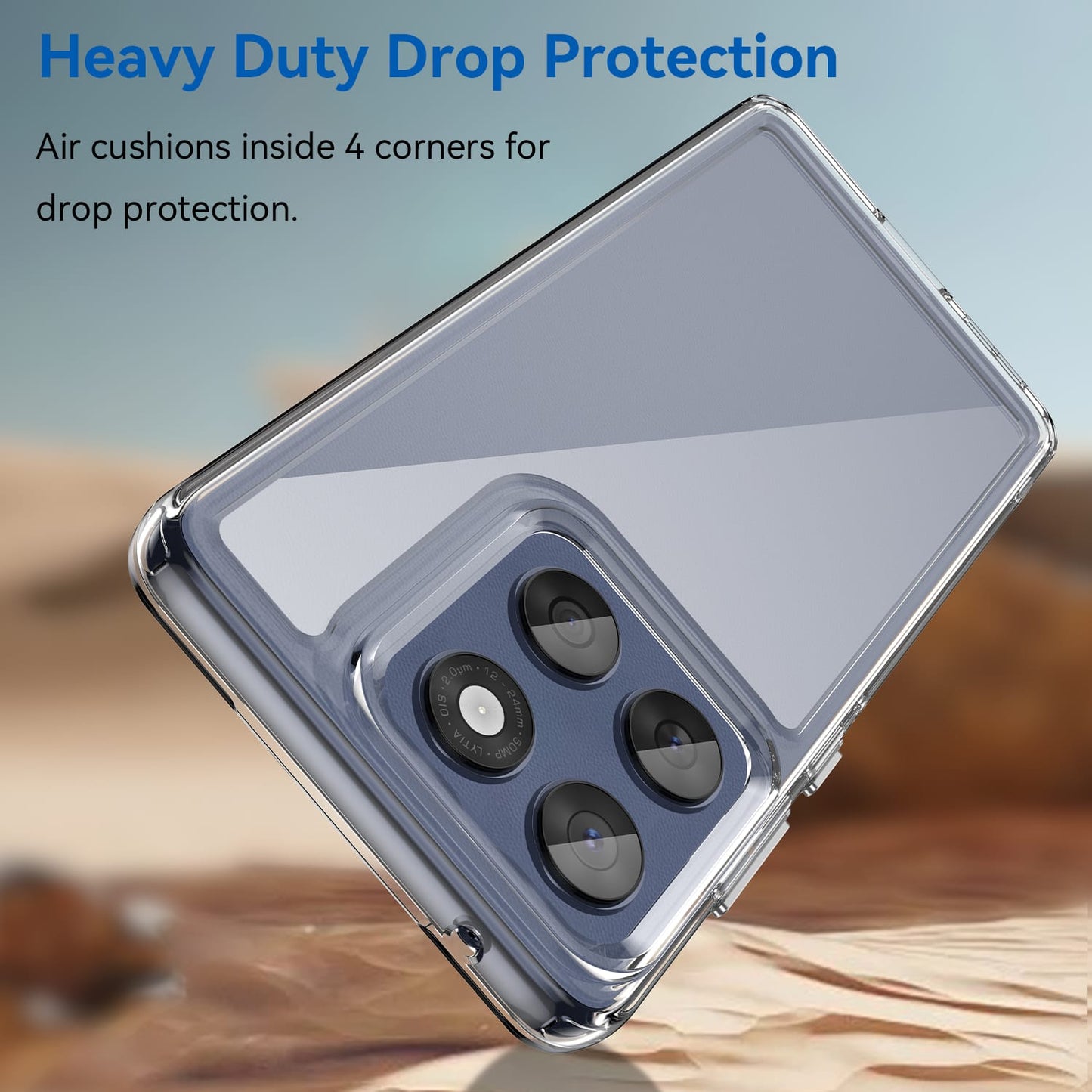 Moto Edge 60 Fusion Soft Gel Case [Clear]
