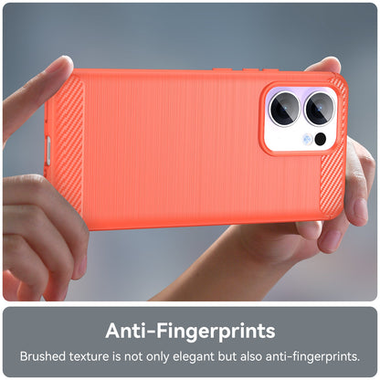 Oppo Reno 13 F 5G Carbon Fibre Case [Red]