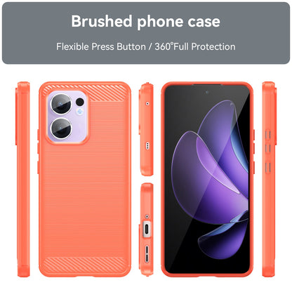 Oppo Reno 13 F 5G Carbon Fibre Case [Red]