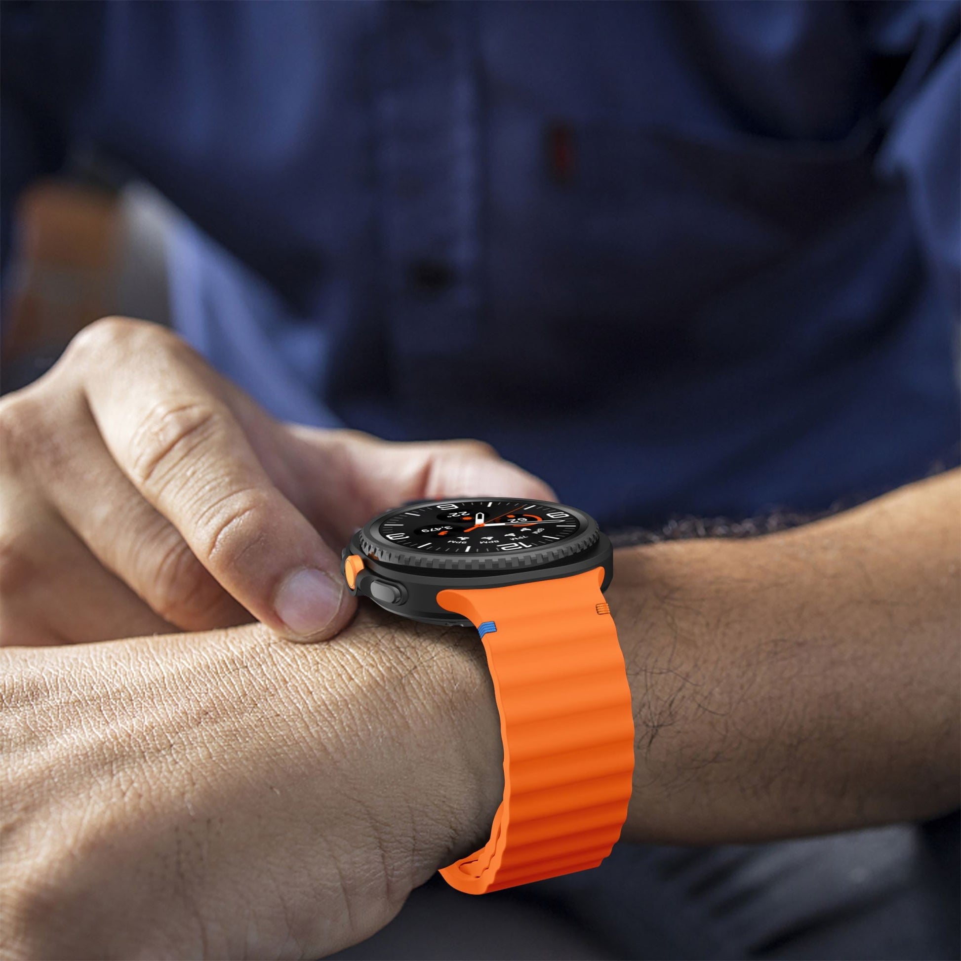 Samsung Galaxy Watch 8 Silicone Strap [Orange]