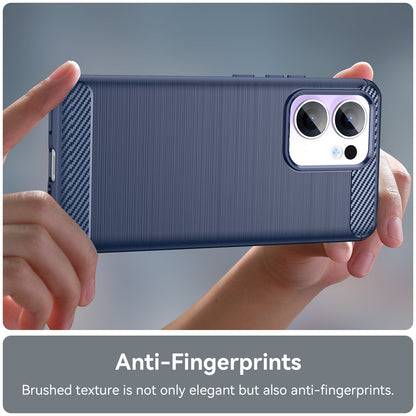 Oppo Reno 13 F 5G Carbon Fibre Case [Navy]