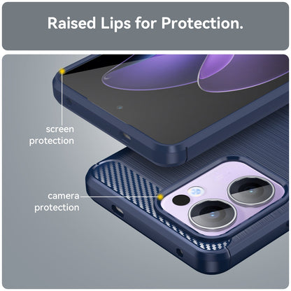 Oppo Reno 13 F 5G Carbon Fibre Case [Navy]