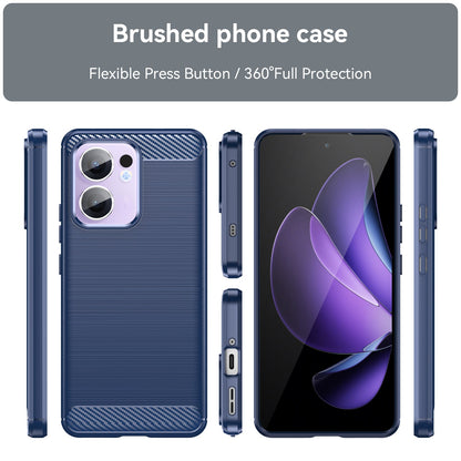 Oppo Reno 13 F 5G Carbon Fibre Case [Navy]