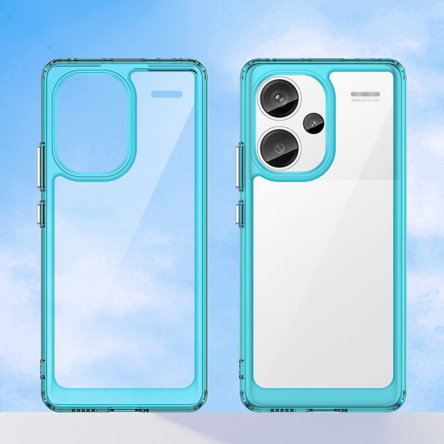 Xiaomi Redmi Note 13 Pro+ 5G Soft Gel Bumper Case [Clear Blue]