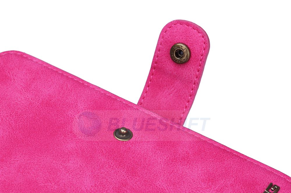 Samsung Galaxy S6 Edge Plus Deluxe Zipper Case Rose