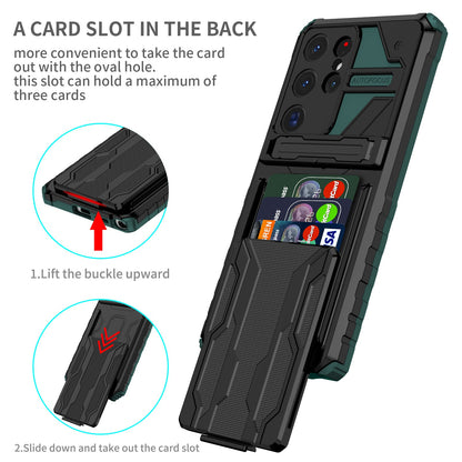 Galaxy S25 Ultra Kickstand Heavy Duty Case [Teal]
