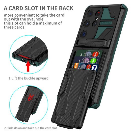 Galaxy S25 Ultra Kickstand Heavy Duty Case [Teal]