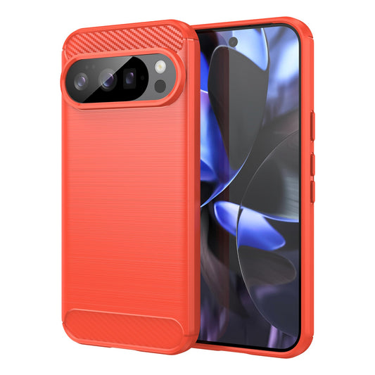 Google Pixel 10 Carbon Fibre Case [Red]