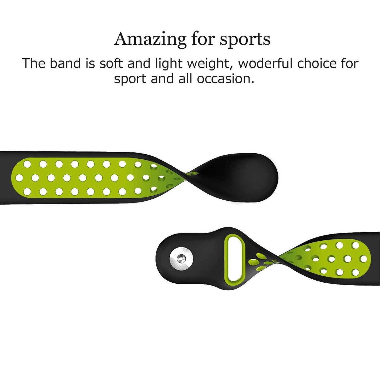 Fitbit Charge 3 Silicone Strap [Black/volt]