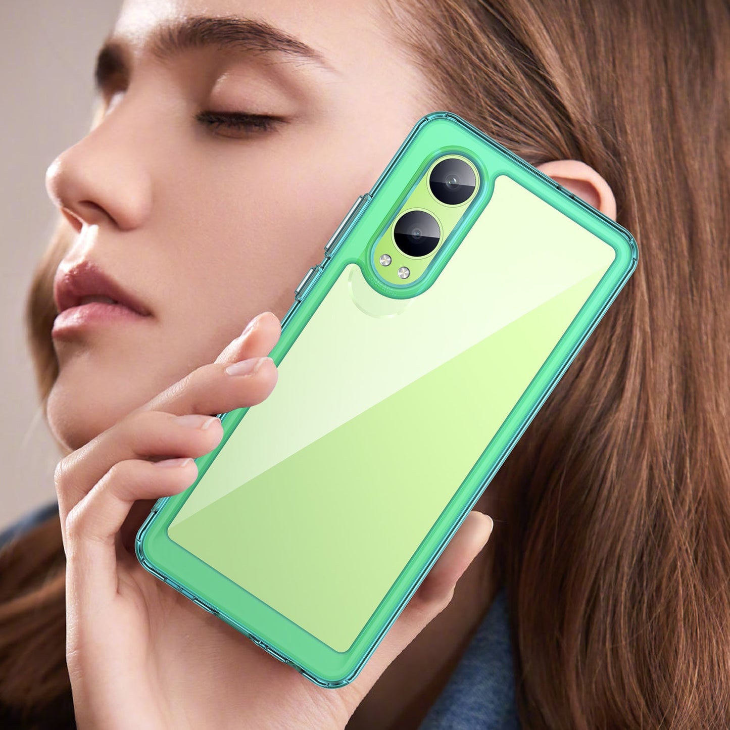 Oneplus Nord Ce4 Lite Soft Gel Bumper Case [Clear Blue]